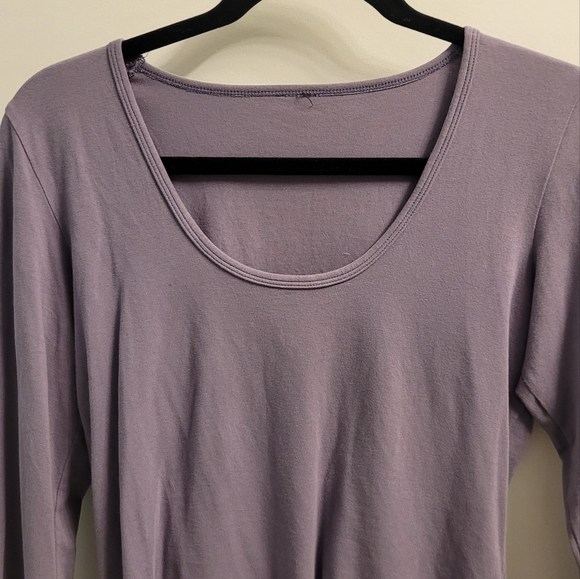 Purple long-sleeve t-shirt - Picture 3 of 3